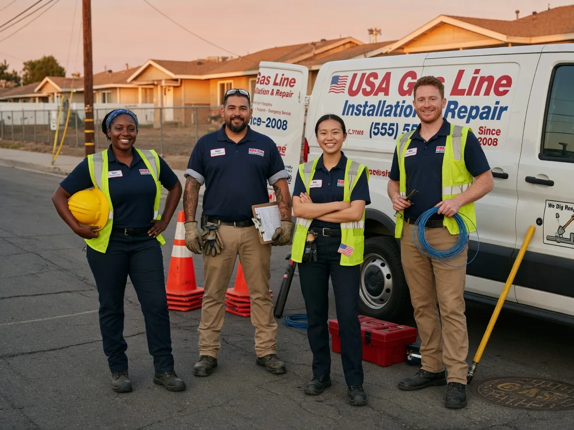 Gas Line Installation company in Denbo, PA